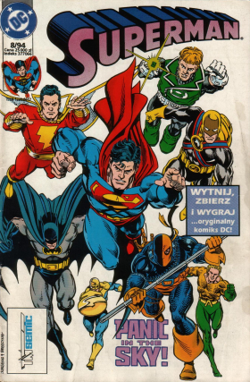 Superman 08/1994 - Panika na niebie - Dowódca/Kontruderzenie