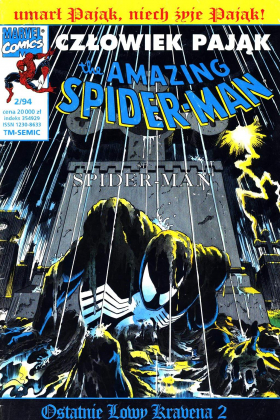 Spider-man 02/1994 – Ostatnie łowy Kravena
