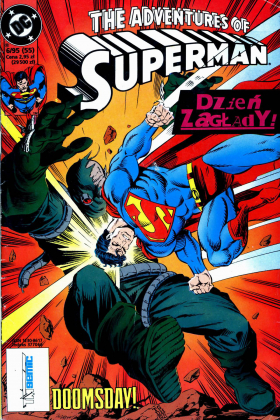 Superman 06/1995 - Doomsday Saga – Odliczanie do Dnia Zagłady!/W ogniu