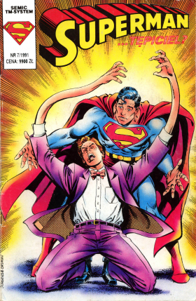 Superman 07/1991 - Świst giętkiego ciała/Antarktyczna samotność